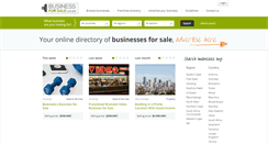Desktop Screenshot of businessforsale.co.za
