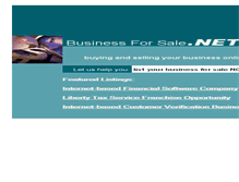 Tablet Screenshot of businessforsale.net